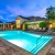 pool at night
