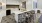 a kitchen with white cabinets